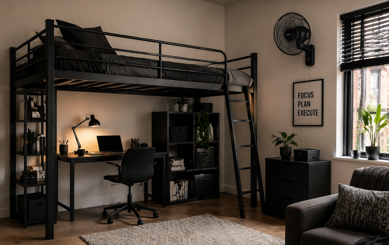 Wandventilator bij een hoogslaper? Een simpele oplossing voor warme nachten!